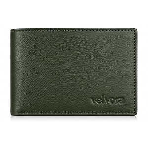 Mens Bifold Wallet Premium Leather Look Wallet