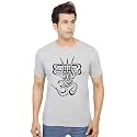 Men39s Black T-Shirt with Om Symbol Print