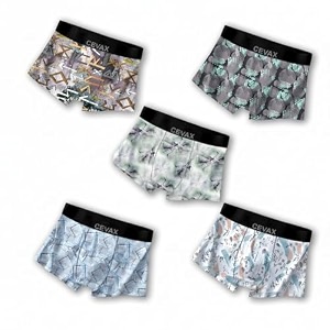 Mens Boxer Briefs Premium Cotton Stretch 5-Pack
