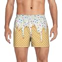 Men's Boxer Shorts Cotton Loose Underwear with Button Fly