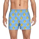 Men's Boxer Shorts Cotton Loose Underwear with Button Fly