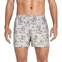 Men's Boxer Shorts Cotton Loose Underwear with Button Fly