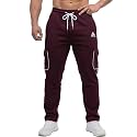 Men39s Cargo Track Pants with Side Piping