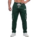 Men39s Cargo Track Pants with Side Piping