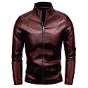 Men's Casual Faux Leather Jacket