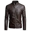 Men's Casual Faux Leather Jacket