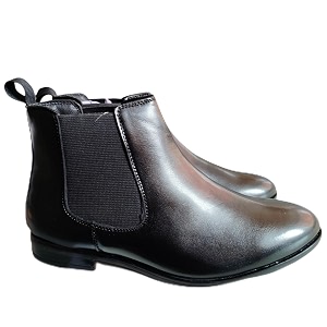 Mens Chelsea Boots Black Leather Ankle Boots
