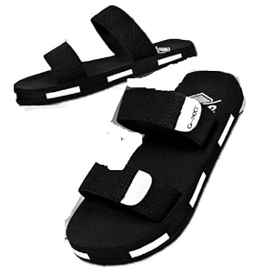 Mens Classic Printed Flip Flops Synthetic