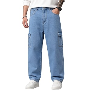 Mens Comfortable Casual Denim Jeans Mens