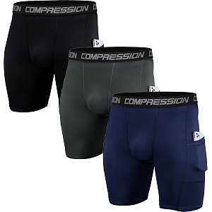 Mens Compression Shorts Underwear Athletic Workout Base