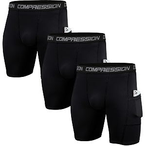 Mens Compression Shorts Underwear Athletic Workout Base