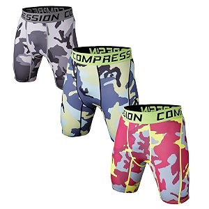 Mens Compression Shorts Underwear Athletic Workout Base