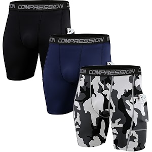 Mens Compression Shorts Underwear Athletic Workout Base