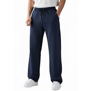 Mens Cotton Baggy Trackpants Oversized Fit
