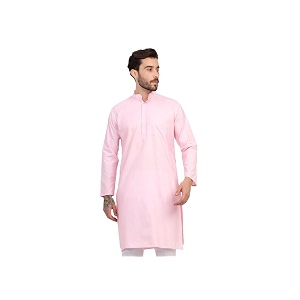 Mens Cotton Blend Blend Knee Length Solid