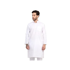 Mens Cotton Blend Blend Knee Length Solid