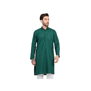 Mens Cotton Blend Blend Knee Length Solid