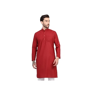 Mens Cotton Blend Blend Knee Length Solid