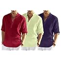 Men39s Cotton Blend Combo Short Kurta with
