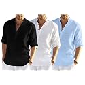 Men39s Cotton Blend Combo Short Kurta with
