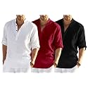 Men39s Cotton Blend Combo Short Kurta with