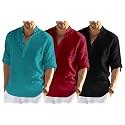 Men39s Cotton Blend Combo Short Kurta with