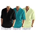 Men39s Cotton Blend Combo Short Kurta with