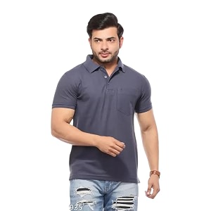 Mens Cotton Blend Half Sleeve Solid Regular