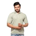 Men39s Cotton Blend Half Sleeve Solid Regular