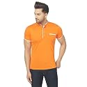 Men's Cotton Blend Half Sleeve Henley T-Shirt