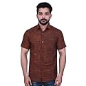 Men39s Cotton Blend Half Sleeves Solid Casual