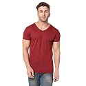 Men's Cotton Blend Half Sleeve V Neck Tshirt
