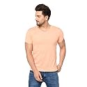 Men's Cotton Blend Half Sleeve V Neck Tshirt