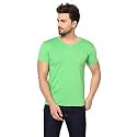 Men's Cotton Blend Half Sleeve V Neck Tshirt