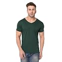 Men's Cotton Blend Half Sleeve V Neck Tshirt