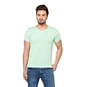 Men's Cotton Blend Half Sleeve V Neck Tshirt