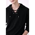 Men39s Cotton Blend Regular Fit Hooded Neck