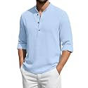 Men39s Cotton Blend Short Kurta with Collared