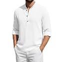 Men39s Cotton Blend Short Kurta with Collared