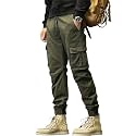 Men39s Cotton Cargo Pants Multi-PocketComfortable Work Pants