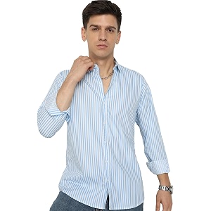 Mens Cotton Casual Printed Solid Stylish Shirt