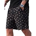 Men39s Cotton Casual Shorts Striped Half Pants