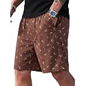 Men39s Cotton Casual Shorts Striped Half Pants