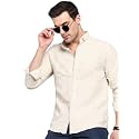 Men39s Cotton Casual Striped Classic Collar Slim