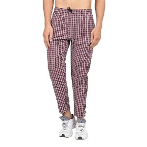 Mens Cotton Checkered Pajama