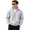 Men39s Cotton Fleece Half Zipper Sweatshirt