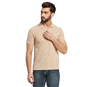 Men39s Cotton Half Sleeves Printed Polo T-shirt-POLO105