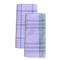 Men's Cotton Lungi white (Multi-Coloured,) Pack of 2