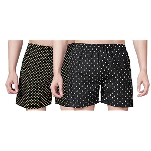 Mens Cotton Printed Regular Fit Boxer Shorts