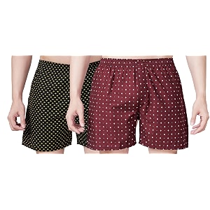 Mens Cotton Printed Regular Fit Boxer Shorts